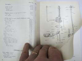 Penta VDC Industrial Diesel Engine - Operating Instructions and Parts List -käyttöohje ja varaosaluettelo