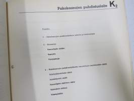 Volkswagen VW-ohjelma 1968 Väliaikaiset korjausohjeet - Polttonestelaitteet - Sähkölaitteet -korjausohjekirja