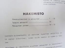 Koivunen Oy - Äänenvaimentimet, pakoputket, kiinnikesarjat -tuoteluettelo / kuvasto