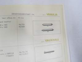 Koivunen Oy - Äänenvaimentimet, pakoputket, kiinnikesarjat -tuoteluettelo / kuvasto