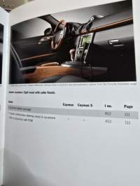 Porsche Cayman mallin esittelykirja  05/ 07