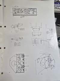 ASA 3662 matka-tv huolto-ohjeet 1972