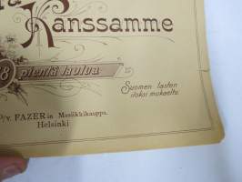 Laula Äiti Kanssamme - 18 pientä laulua, Suomen lasten iloksi mukaeltu, sisältää laulut; Jouluaatto, Pienenä ollessani, Pieni Eino, Aamulaulu, Mää mää lampaani...