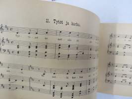 Laula Äiti Kanssamme - 18 pientä laulua, Suomen lasten iloksi mukaeltu, sisältää laulut; Jouluaatto, Pienenä ollessani, Pieni Eino, Aamulaulu, Mää mää lampaani...