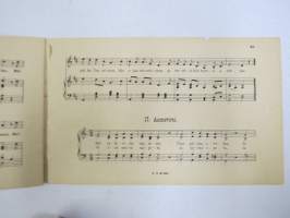 Laula Äiti Kanssamme - 18 pientä laulua, Suomen lasten iloksi mukaeltu, sisältää laulut; Jouluaatto, Pienenä ollessani, Pieni Eino, Aamulaulu, Mää mää lampaani...