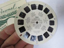 View-Master Cowboy Stars 950 Gene Autry, 955 Hopalong Cassidy, 960 Cisco Kid sarja -reel / kuvakiekko