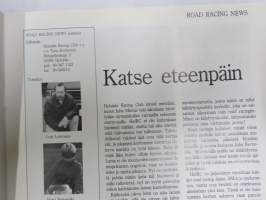 HRC  Helsinki Racing Club / Road Racing News 1992 nr 1, esittelee kisoja, tapahtumia, kalustoa, henkilöitä ym.