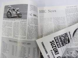 HRC  Helsinki Racing Club / Road Racing News 1992 nr 1, esittelee kisoja, tapahtumia, kalustoa, henkilöitä ym.