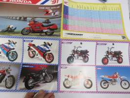 Honda 1991 moottoripyörät -myyntiesite