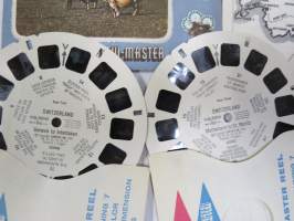 View-Master Switzerland I, II, III sarja -reel / kuvakiekko