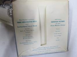 View-Master Switzerland I, II, III sarja -reel / kuvakiekko