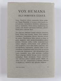 Vox humana eli Ihmisen ääntä
