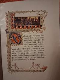 Seitsemän veljestä, kertomus. Tehnyt A.Kivi, somistanut Akseli Gallen-Kallela. P. 1918.