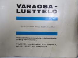 Valmet haarukkatrukki TD255-B2531 (sarjanumero 2014), moottori Perkins 4.203 Varaosaluettelo (Parts Catalogue)
