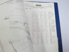 Valmet haarukkatrukki TD255-B2531 (sarjanumero 2014), moottori Perkins 4.203 Varaosaluettelo (Parts Catalogue)