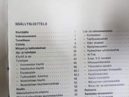 Valmet 702 S, 903 traktori käyttö ja hoito -käyttöohjekirja