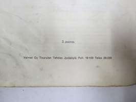 Valmet 502 käyttö ja hoito -käyttöohjekirja / instruction book in finnish