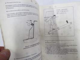 Valmet 502 käyttö ja hoito -käyttöohjekirja / instruction book in finnish