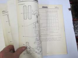 Valmet haarukkatrukki TD1006A (Perkins 6.354 moottorilla) - käyttö ja huolto / operator´s manual in finnish