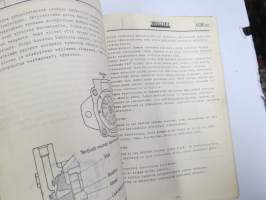Valmet haarukkatrukki TD1006A (Perkins 6.354 moottorilla) - käyttö ja huolto / operator´s manual in finnish