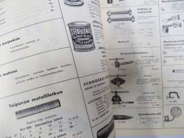 Moottoripyörien varaosia ja tarvikkeita 1939 Oy Arwidson Ab -hieno kuvitettu luettelo