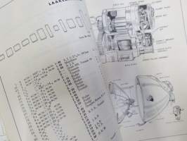Moottoripyörien varaosia ja tarvikkeita 1939 Oy Arwidson Ab -hieno kuvitettu luettelo