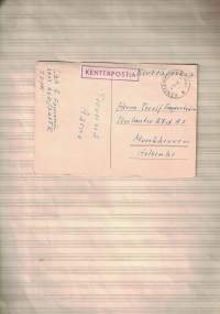 RUK Niinisalo kortti / Kenttäpostia 1963