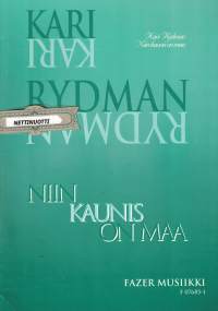 Niin kaunis on maa nuottikirja