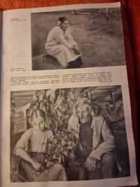 Uusi Nainen, n:o 9, syyskuu 1957..Syksyn  muodista neulemalleihin  Tietoa Intian naisten elämästä terveisiin hiuksiin. Neuvoja säilönnästä salaatteihin