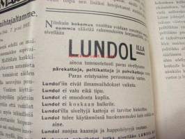 Maanviljelijä 1911 nr 5 sis. mm. G. Hartman / Lincoln lokomobiilit, Turun Rautateollisuus Oy lokomobiilit, puimakoneet -kuvalliset mainokset