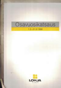 OY Lohja AB:n vuosikertomus 1987/88