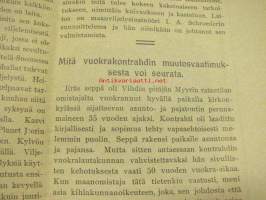 Maanviljelijä 1911 nr 9 sis. mm. G. Hartman / Lincoln lokomobiilit, Turun Rautateollisuus Oy lokomobiilit, puimakoneet, Onkilahden Konepaja Oy lokomobiilit