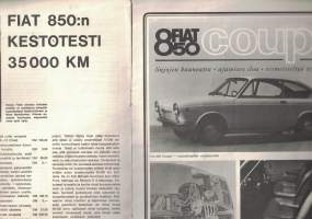 FIAT 850 kestotesti - Auto Motor und Sport eripainos 1965