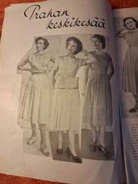 Uusi nainen, heinäkuu n:o 7.1952.olympia kesän lehti.Kolmen sivun juttu naisistamme olympialaisissa. 16-sivua neulemalleja. Kotikokki neuvoo ja anopin kakkuohje.