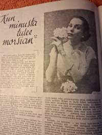 Uusi nainen, heinäkuu n:o 7.1952.olympia kesän lehti.Kolmen sivun juttu naisistamme olympialaisissa. 16-sivua neulemalleja. Kotikokki neuvoo ja anopin kakkuohje.