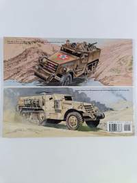 M3 half-tracks in action