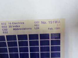 Scania ABS System WABCO nr 151WA 1/1 Feb. 1986 Parts Catalogue - Reservdelskatalog - Ersatzteilkatalog - Catalogue de Piéces -mikrofilmi