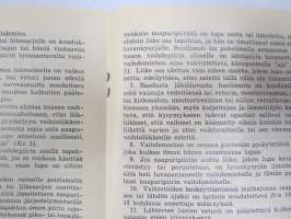 Haapamäen ratapihan liikennöimissääntö - Valtionrautatiet 1952