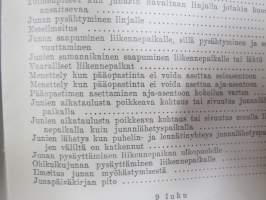 Junaturvallisuussääntö (Jt) 1951 - VR / Valtionrautatiet