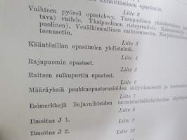 Junaturvallisuussääntö (Jt) 1951 - VR / Valtionrautatiet