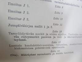 Junaturvallisuussääntö (Jt) 1951 - VR / Valtionrautatiet