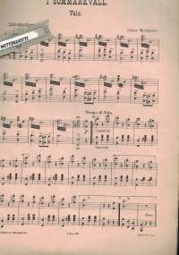 I Sommarkväll. Vals för Piano