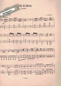 La fille du marin (Vårböljor) Valse