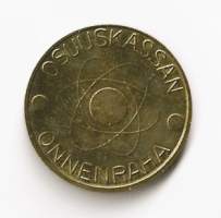 Osuuskassa Onnenraha / Nuorisotili auttaa alkuun - mitali 30 mm