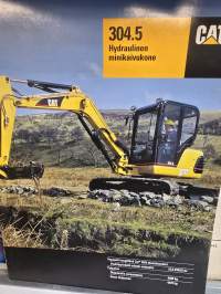 Cat  304.5 Mini kaivukone myyntiesite.