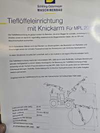 Schilling-Ostermeyer Maschinenbau - Tieflöffeleinrichtung mit Knickarm für MPL 2000 -myyntiesite / brochure