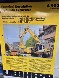 Liebherr A 902 kaivuri myyntiesite