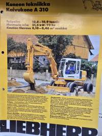 Liebherr A 310 kaivuri myyntiesite