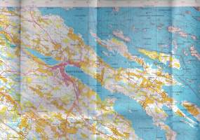 Maastokartta 3233 Juva