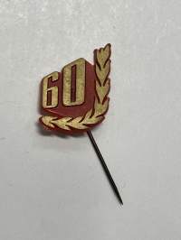 SKP - SKDL 60 vuotta -neulamerkki